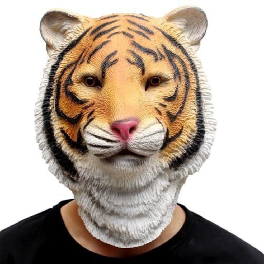 8541 Tiger Head Mask for Halloween by Creepyparty